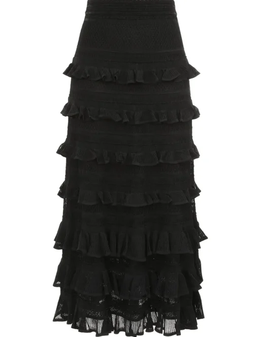 Illustration Frilled Skirt
