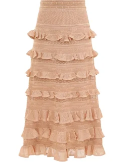 Illustration Frilled Skirt