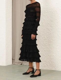 Illustration Frilled Skirt