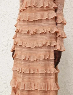 Illustration Frilled Skirt