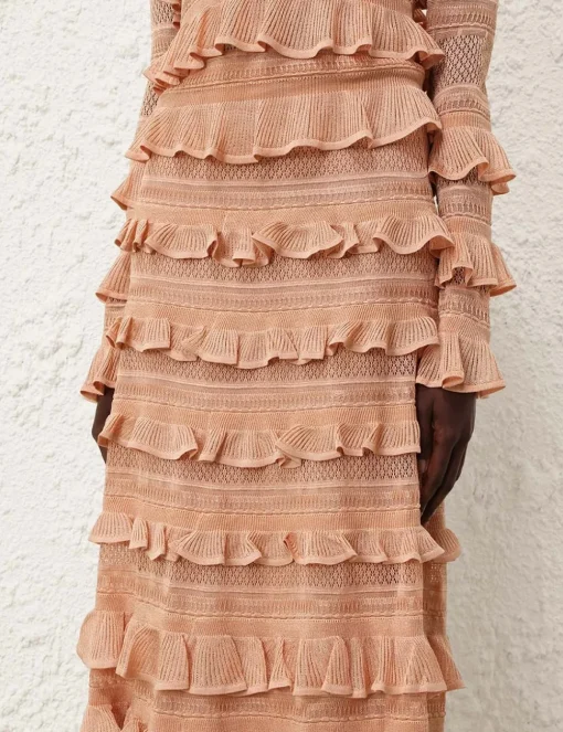 Illustration Frilled Skirt