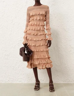 Illustration Frilled Skirt