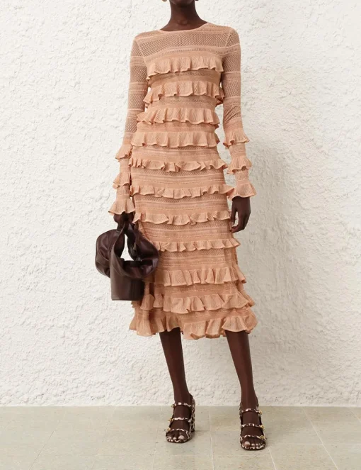 Illustration Frilled Skirt