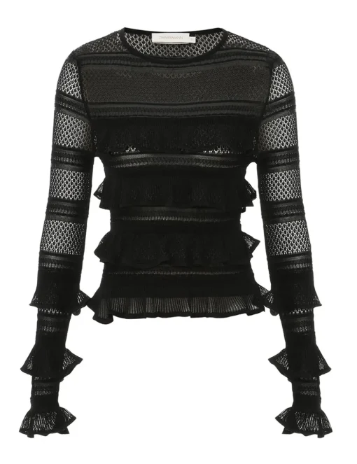 Illustration Frilled Top