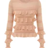 Illustration Frilled Top