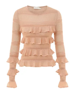 Illustration Frilled Top