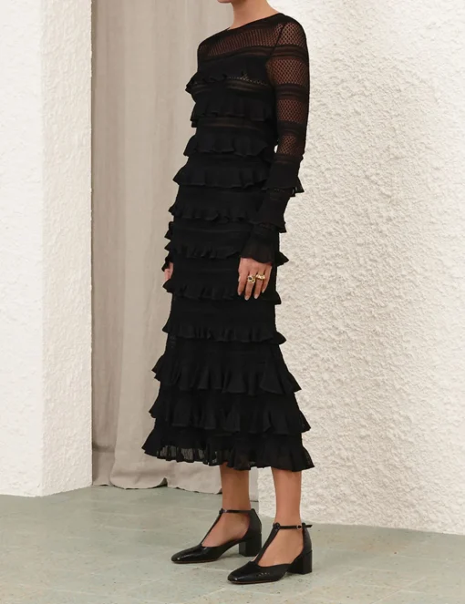 Illustration Frilled Top