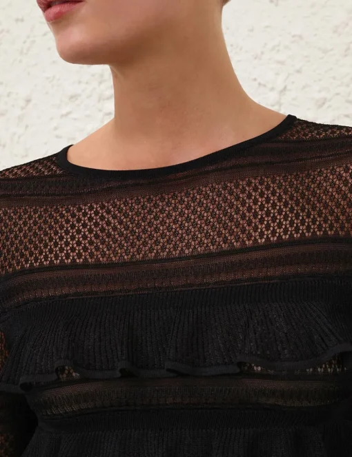 Illustration Frilled Top