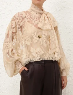 Illustration Lace Blouse
