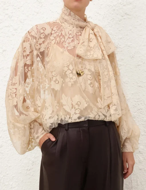 Illustration Lace Blouse