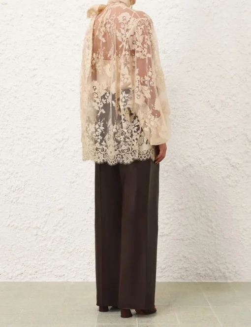 Illustration Lace Blouse