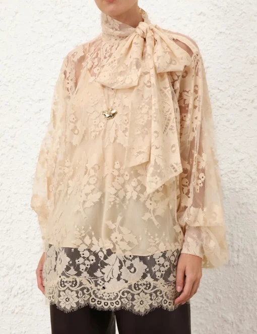 Illustration Lace Blouse