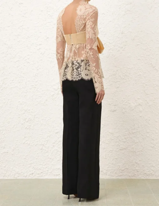 Illustration Lace Bow Bodice