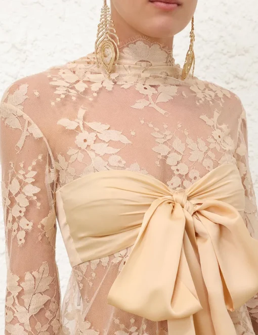 Illustration Lace Bow Bodice