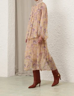 Illustration Lace Edge Dress