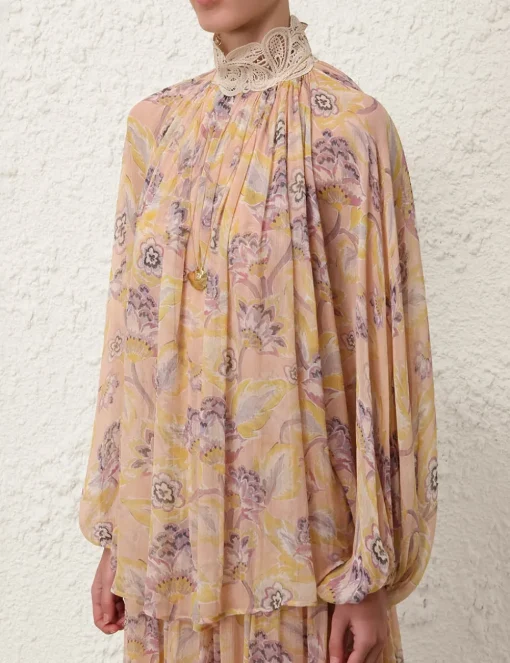 Illustration Lace Edge Dress