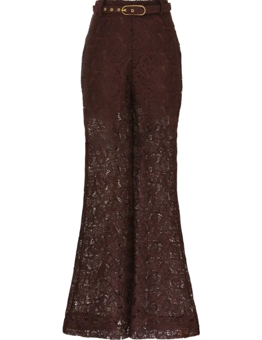 Illustration Lace Flare Pant
