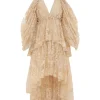 Illustration Lace Mini Dress