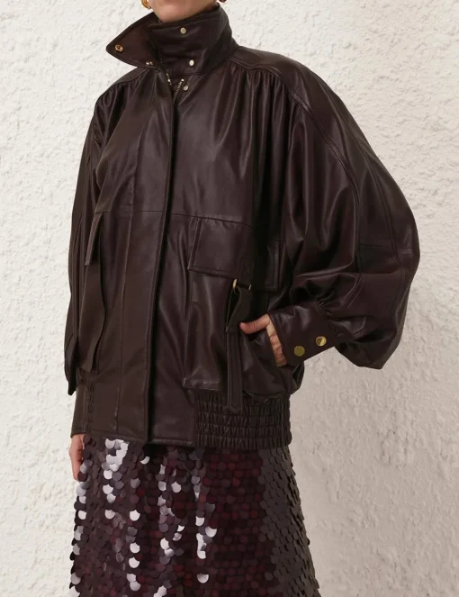 Illustration Leather Jacket