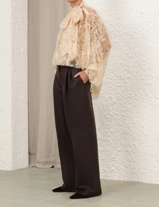 Illustration Leather Pant