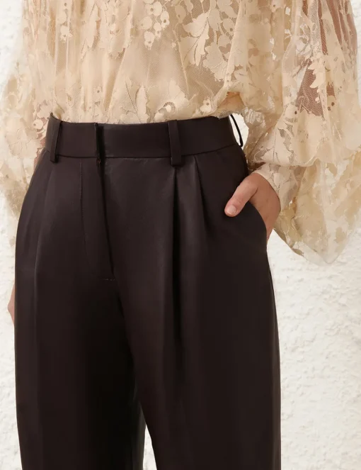 Illustration Leather Pant