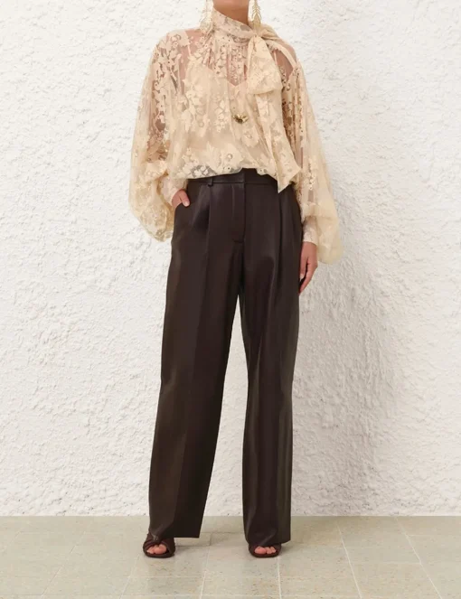 Illustration Leather Pant