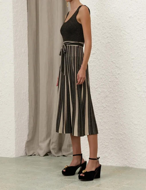 Illustration Metallic Midi