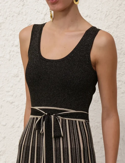 Illustration Metallic Midi