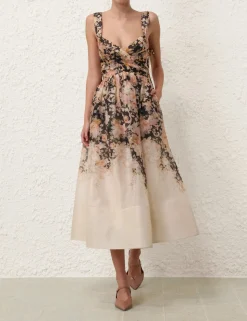 Illustration Midi Dress