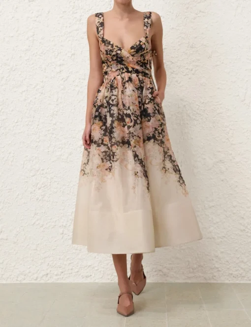 Illustration Midi Dress