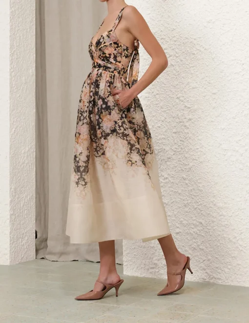 Illustration Midi Dress