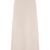 Illustration Paneled Rib Skirt