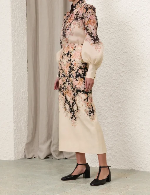 Illustration Pencil Skirt