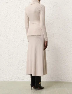 Illustration Peplum Sweater