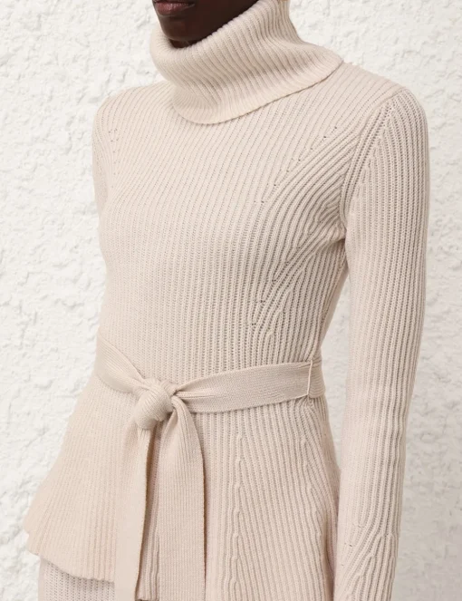 Illustration Peplum Sweater