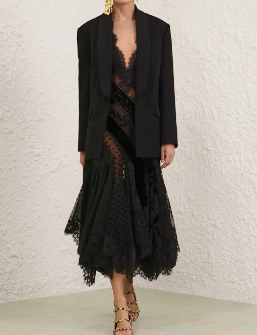 Illustration Shawl Tux Jacket