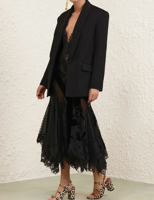 Illustration Shawl Tux Jacket