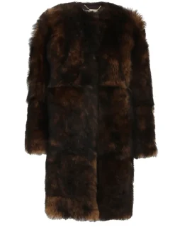 Illustration Shearling Coat