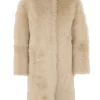 Illustration Shearling Coat