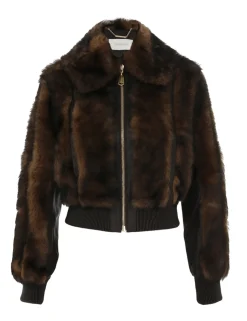 Illustration Shearling Jacket