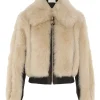 Illustration Shearling Jacket
