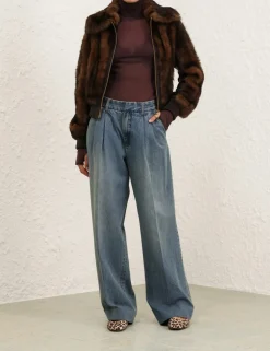 Illustration Shearling Jacket