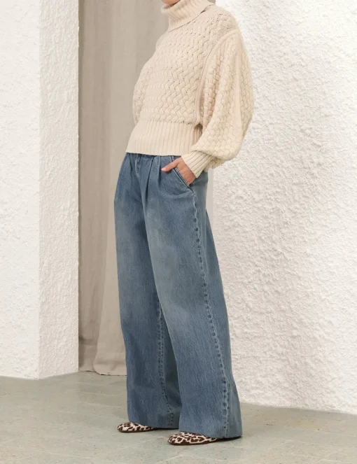 Illustration Textured Sweater