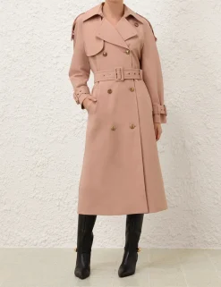 Illustration Trench Coat