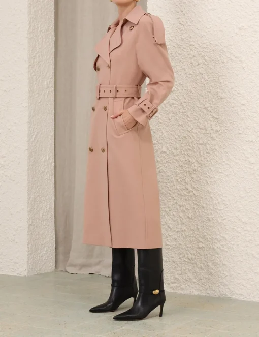 Illustration Trench Coat