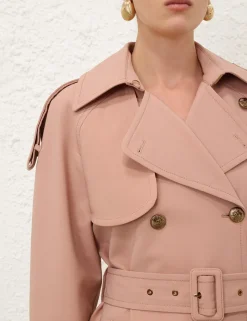 Illustration Trench Coat
