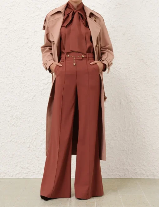 Illustration Trench Coat