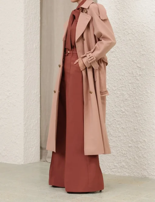 Illustration Trench Coat