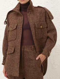 Illustration Tweed Jacket