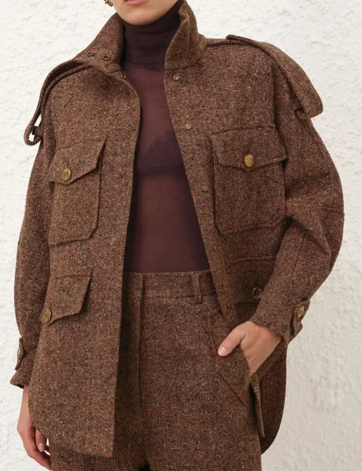Illustration Tweed Jacket